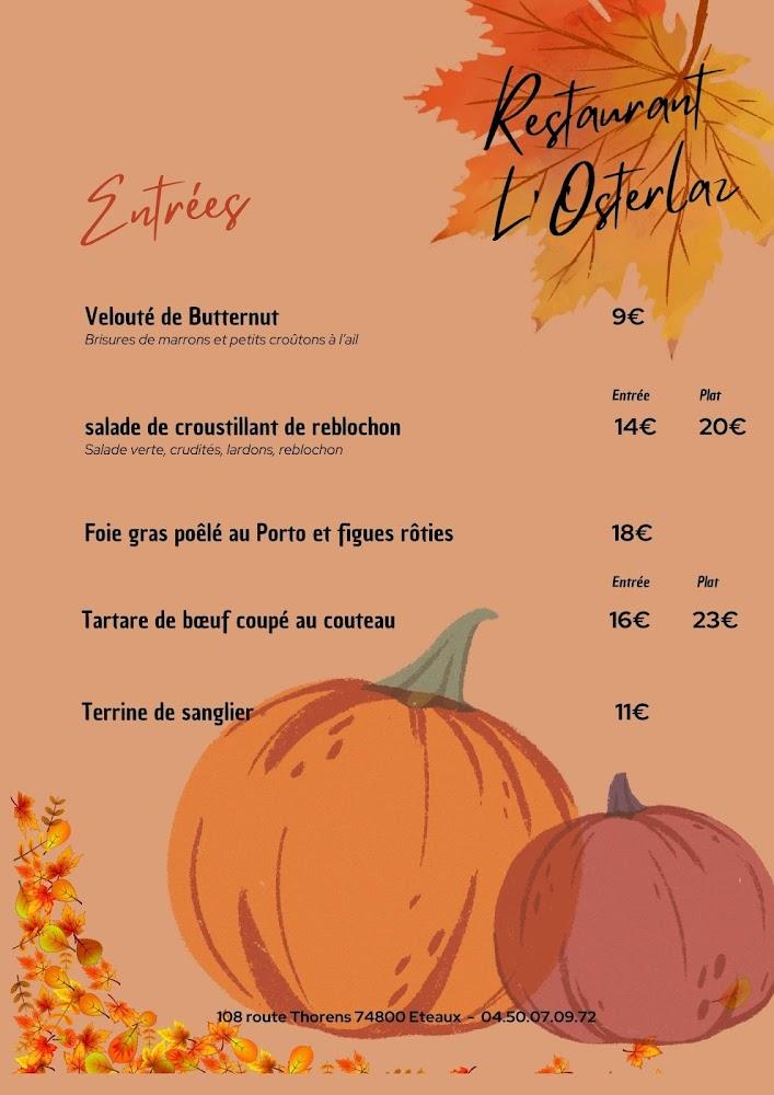 L'Osterlaz - Menu Image 3